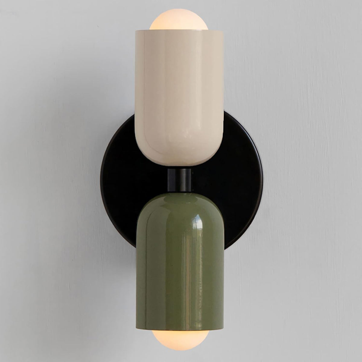 Totem | Double Head Wall Sconce, Colorful Art Deco Wall Lamp, Set of 2 Option