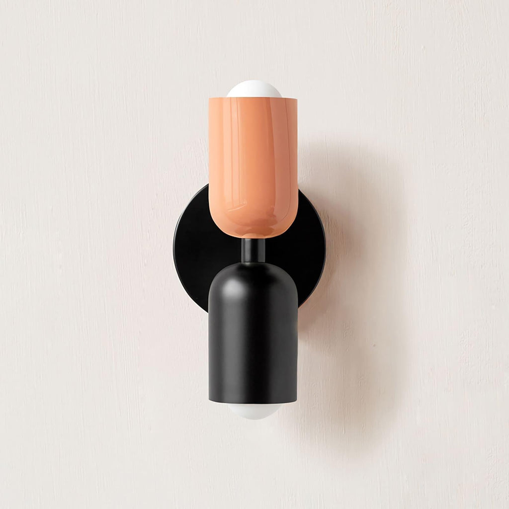 Totem | Double Head Wall Sconce, Colorful Art Deco Wall Lamp, Set of 2 Option
