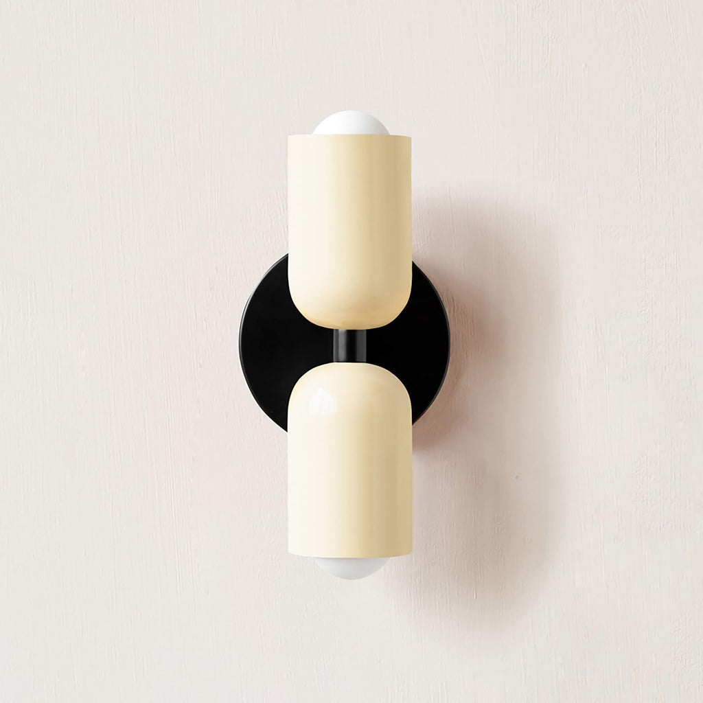 Totem | Double Head Wall Sconce, Colorful Art Deco Wall Lamp, Set of 2 Option