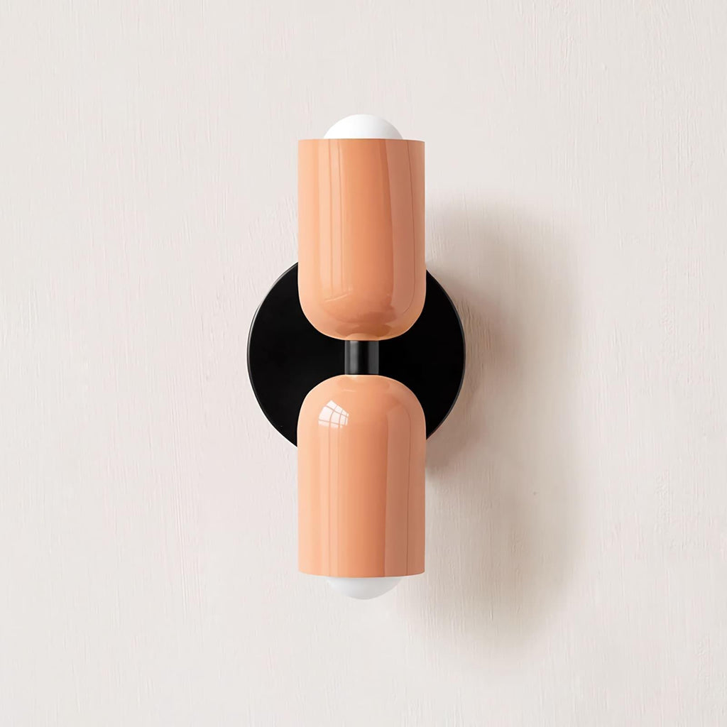 Totem | Double Head Wall Sconce, Colorful Art Deco Wall Lamp, Set of 2 Option