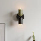 Totem | Double Head Wall Sconce, Colorful Art Deco Wall Lamp, Set of 2 Option