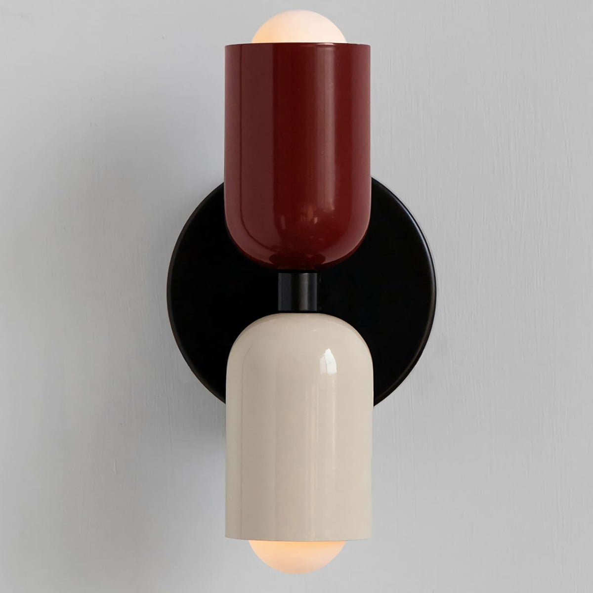 Totem | Double Head Wall Sconce, Colorful Art Deco Wall Lamp, Set of 2 Option