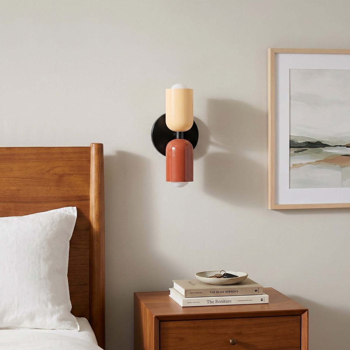 Totem | Double Head Wall Sconce, Colorful Art Deco Wall Lamp, Set of 2 Option