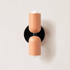Duet | Two Tone Wall Lamp, Colorful Up Down Wall Sconce, Mid Century Modern Bedside Wall Light