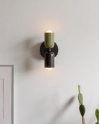 Duet | Two Tone Wall Lamp, Colorful Up Down Wall Sconce, Mid Century Modern Bedside Wall Light