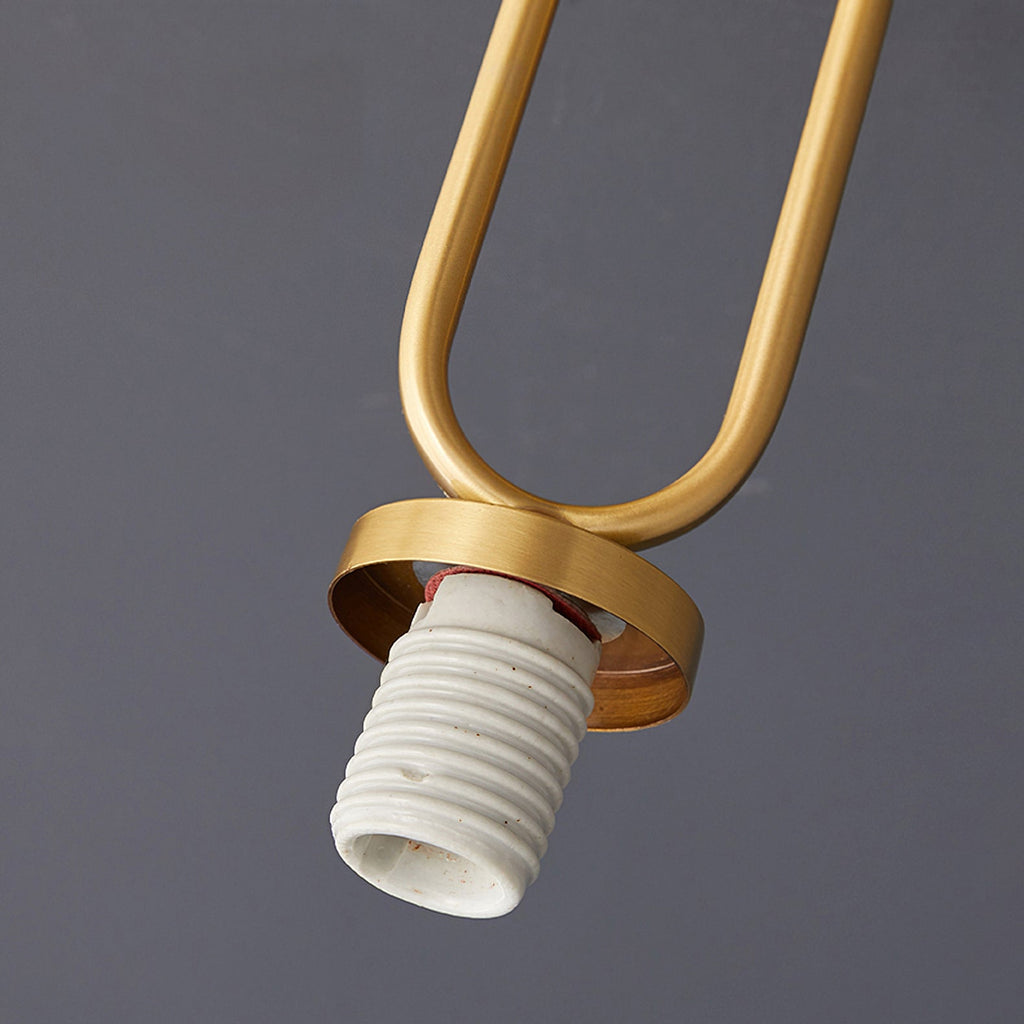 Diamond Cut | Art Deco Brass Ceiling Light, Faceted Glass Semi Flush Mount for Hallway and Bedroom