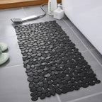 Pebble | Non Slip Stone Bath Mat, Suction Cup River Rock Shower Mat
