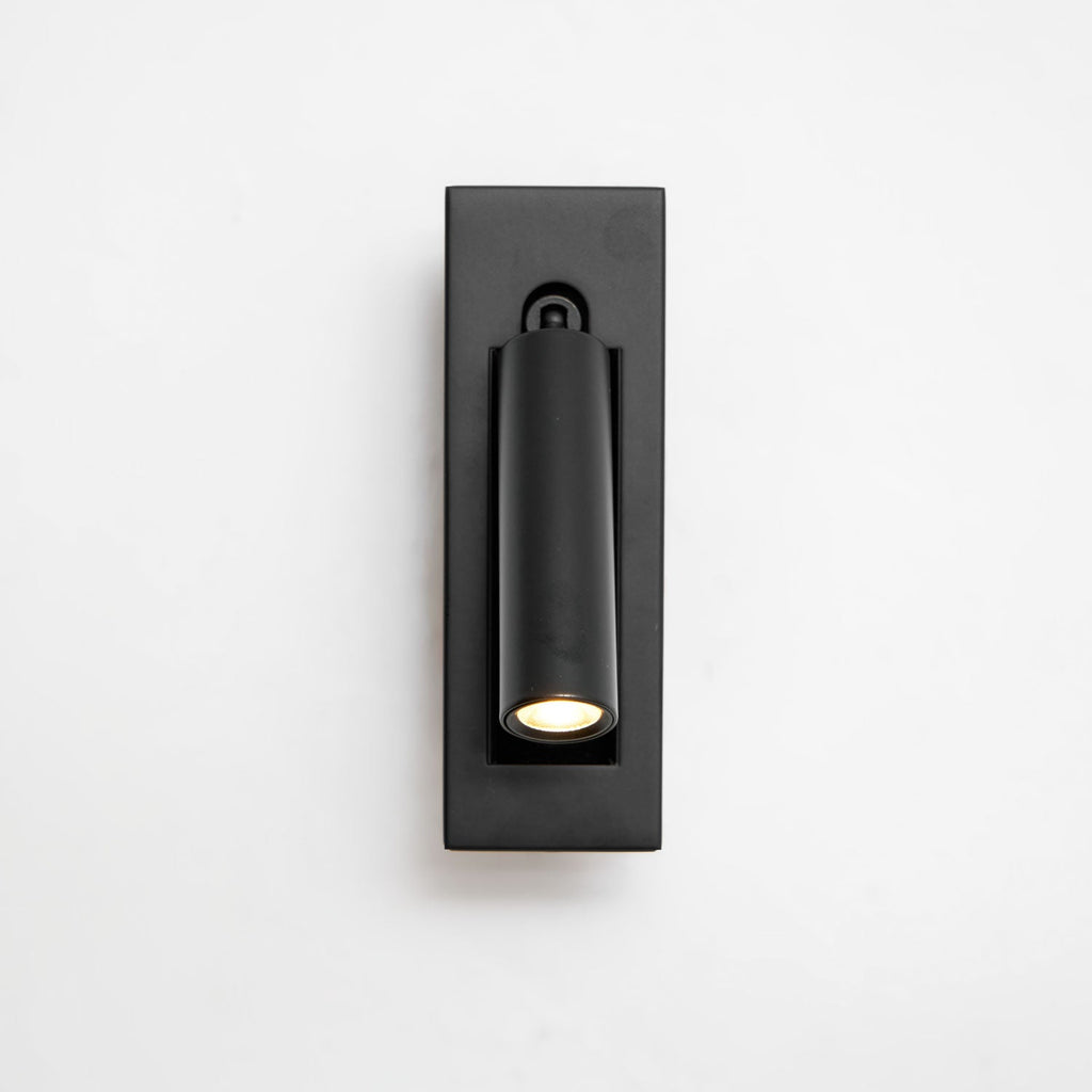 Fold | Recessed Bedside Wall Light, Flush Mount LED Reading Lamp, Adjustable Hotel Style Headboard Sconce