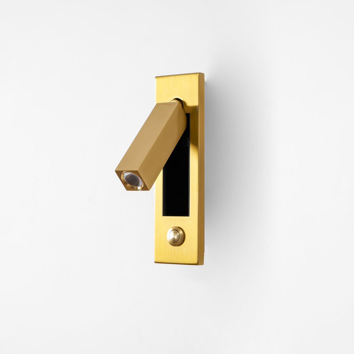 Fold | Recessed Bedside Wall Light, Flush Mount LED Reading Lamp, Adjustable Hotel Style Headboard Sconce