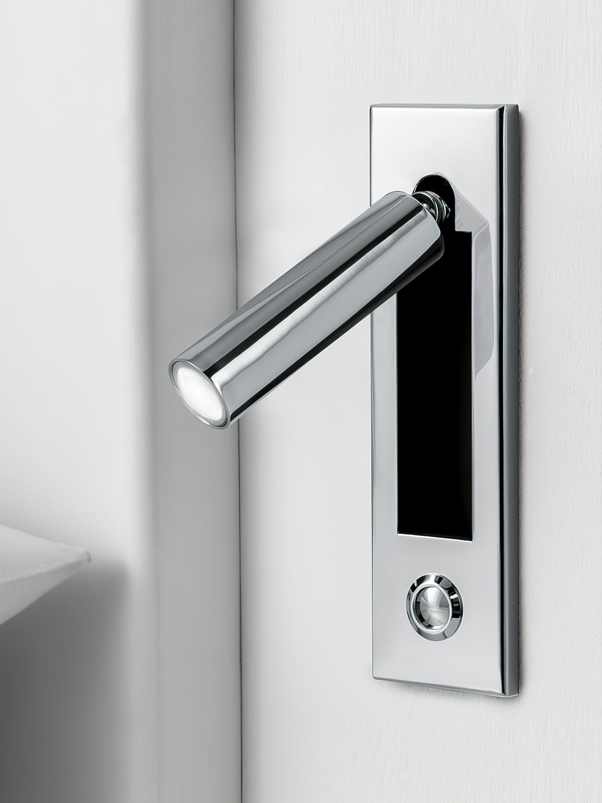 Fold | Recessed Bedside Wall Light, Flush Mount LED Reading Lamp, Adjustable Hotel Style Headboard Sconce