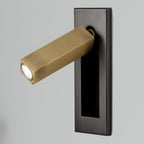 Fold | Recessed Bedside Wall Light, Flush Mount LED Reading Lamp, Adjustable Hotel Style Headboard Sconce