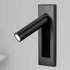 Fold | Recessed Bedside Wall Light, Flush Mount LED Reading Lamp, Adjustable Hotel Style Headboard Sconce