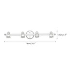 Beaumont | Brass Spotlight Vanity Light Bar, Adjustable Wall Light