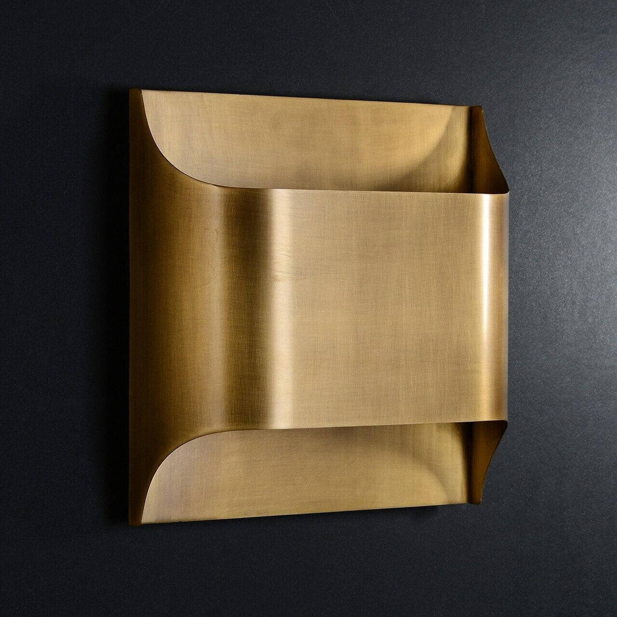 Sheen | Brass Wall Sconce, Mid Century Folded Wall Lamp, Single or Set of 2