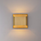 Sheen | Brass Wall Sconce, Mid Century Folded Wall Lamp, Single or Set of 2