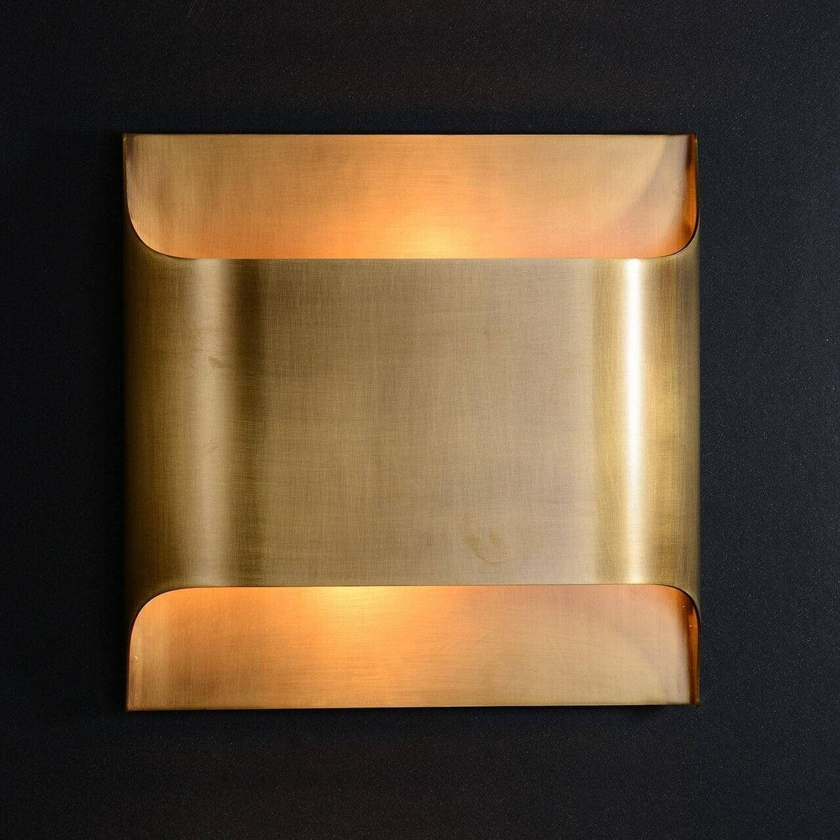 Sheen | Brass Wall Sconce, Mid Century Folded Wall Lamp, Single or Set of 2