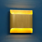 Sheen | Brass Wall Sconce, Mid Century Folded Wall Lamp, Single or Set of 2