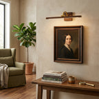 Easel | Rechargeable LED Picture Light with Remote, Brass