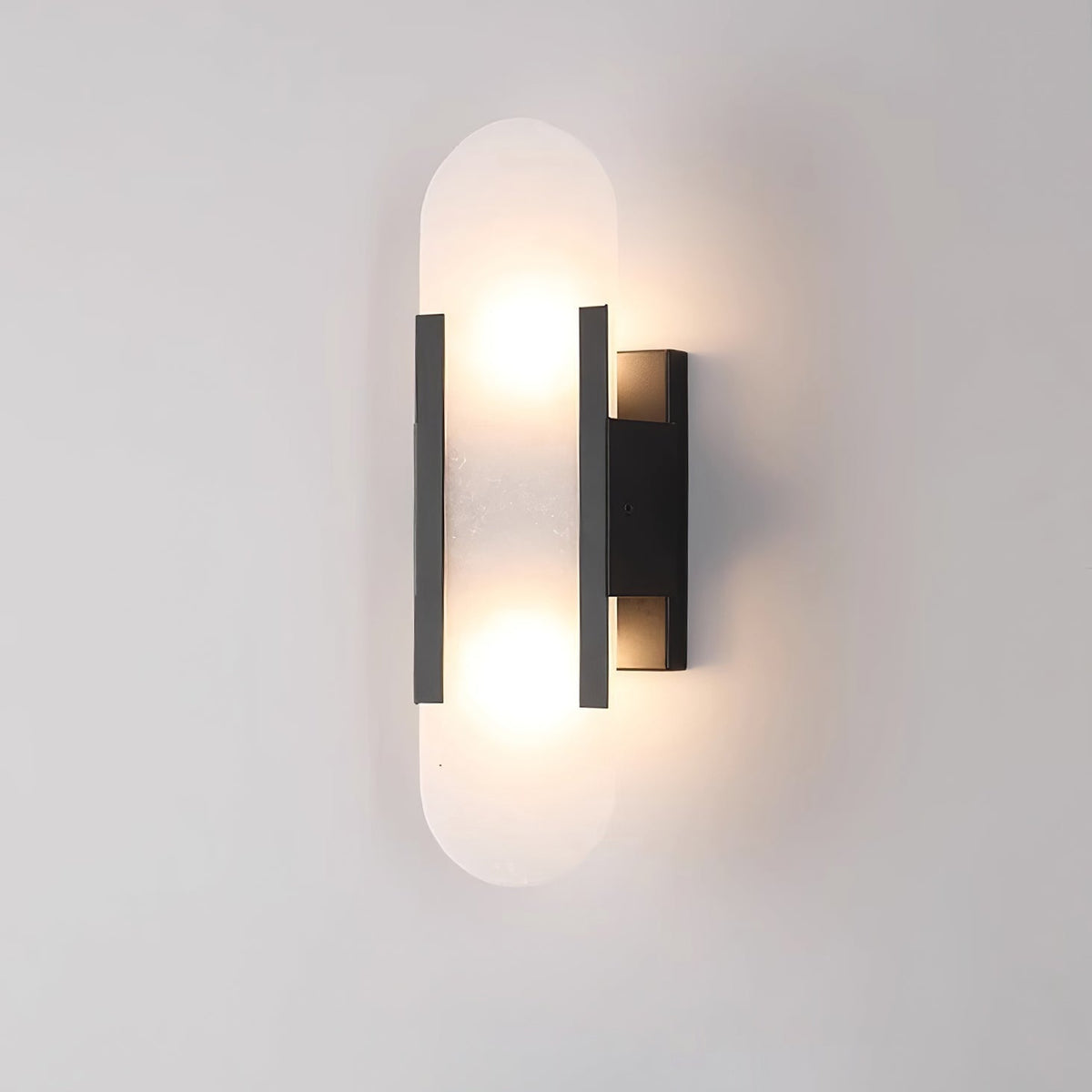 Oblong | Alabaster Wall Sconce, Natural Stone Wall Lamp, Luxury Wall Light for Bedroom and Hallway
