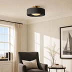 Glaze | Porcelain Semi Flush Mount Ceiling Light, Colorful Ceramic Ceiling Lamp, Modern Brass Fixture