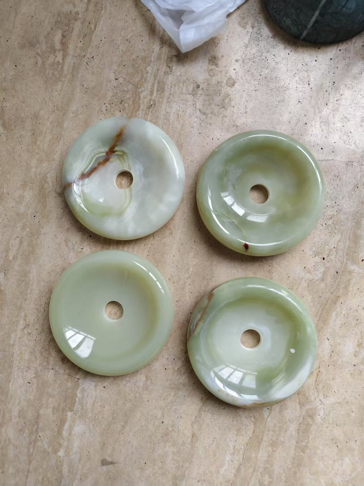 Orla | Onyx Wall Sconce, Natural Stone Globe Wall Light