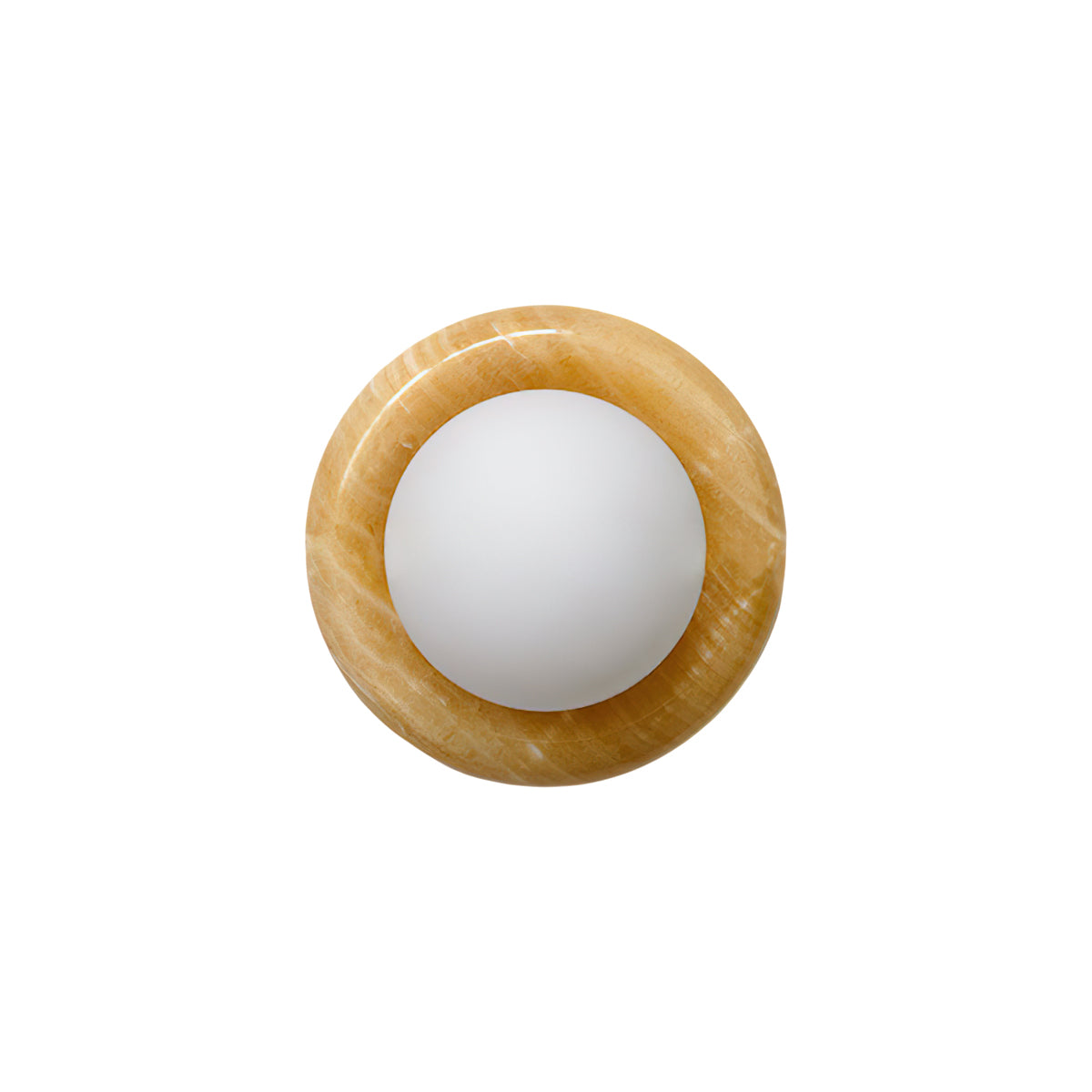 Orla | Onyx Wall Sconce, Natural Stone Globe Wall Light