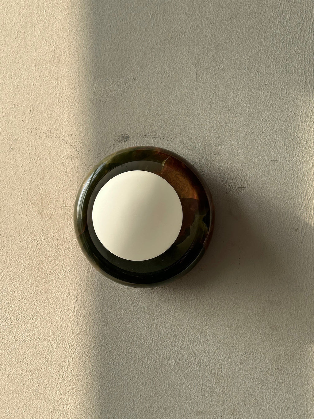 Orla | Onyx Wall Sconce, Natural Stone Globe Wall Light