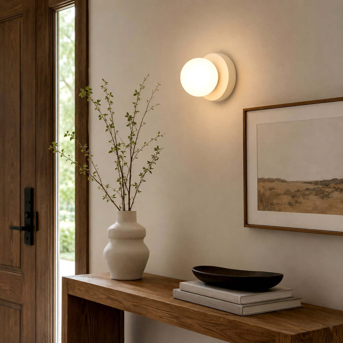 Mochi | Mini Glass Wall Sconce, Small Globe Wall Light in 5 Colors