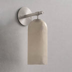 Corinth | Alabaster Wall Sconce, Cylinder Stone Wall Light in Gold, Bronze or Nickel