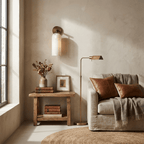 Corinth | Alabaster Wall Sconce, Cylinder Stone Wall Light in Gold, Bronze or Nickel