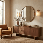 Corinth | Alabaster Wall Sconce, Cylinder Stone Wall Light in Gold, Bronze or Nickel