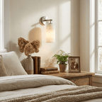 Corinth | Alabaster Wall Sconce, Cylinder Stone Wall Light in Gold, Bronze or Nickel
