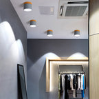 Plafonnier Spot | Wood LED Ceiling Spotlight, Surface Mount Downlight for Hallway, Closet and Living Room