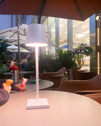 Doku | Cordless Rechargeable Table Lamp, Dimmable Battery LED Lamp for Dining Table and Patio