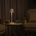 Doku | Cordless Rechargeable Table Lamp, Dimmable Battery LED Lamp for Dining Table and Patio