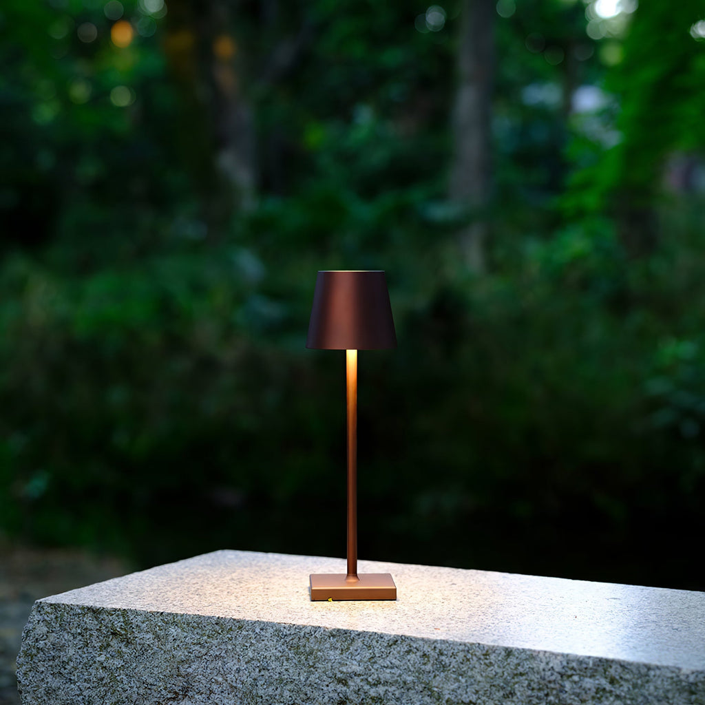 Doku | Cordless Rechargeable Table Lamp, Dimmable Battery LED Lamp for Dining Table and Patio