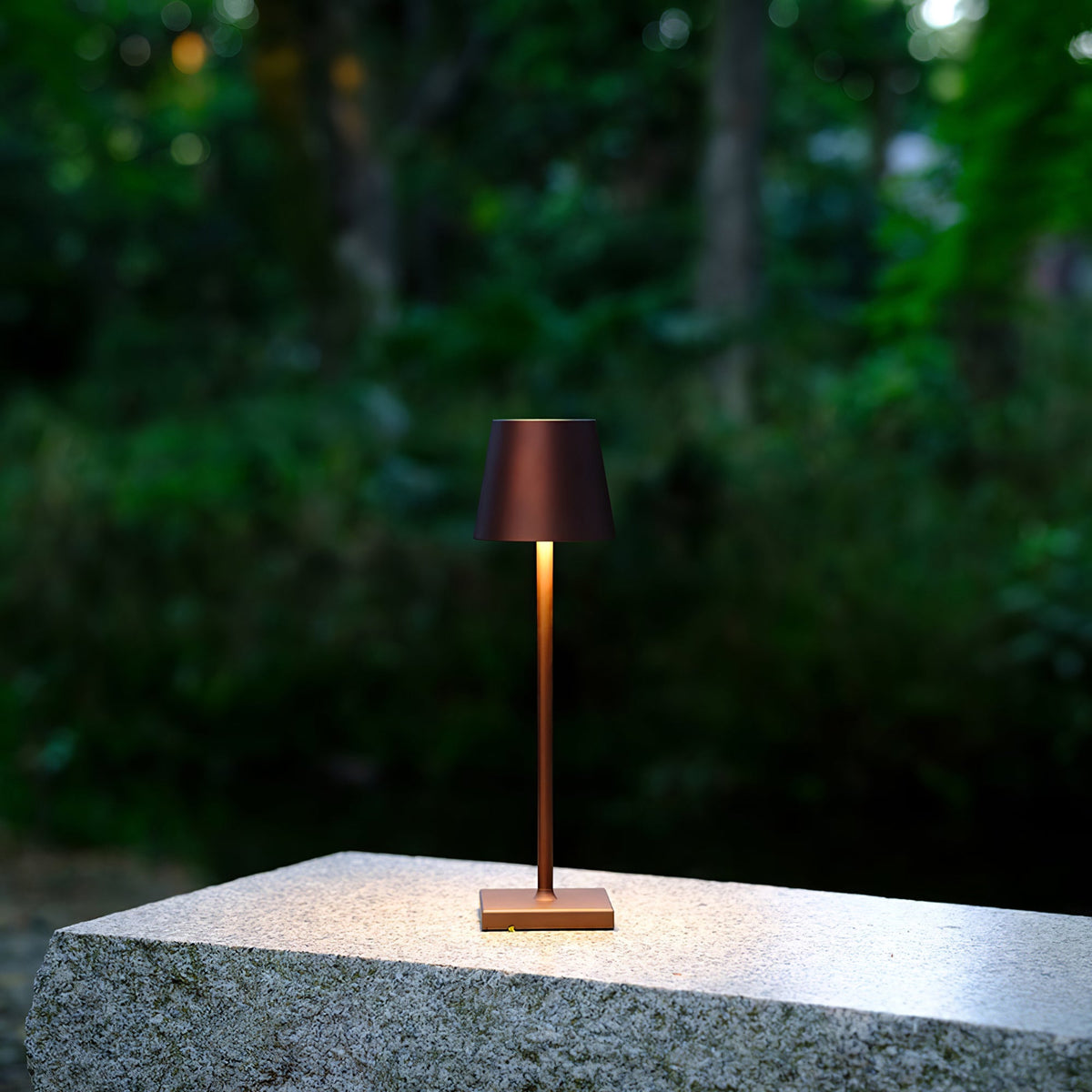 Doku | Cordless Rechargeable Table Lamp, Dimmable Battery LED Lamp for Dining Table and Patio