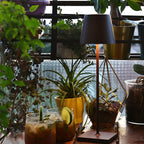 Doku | Cordless Rechargeable Table Lamp, Dimmable Battery LED Lamp for Dining Table and Patio