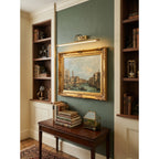Easel | Rechargeable LED Picture Light with Remote, Brass