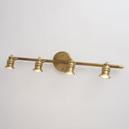 Beaumont | Brass Spotlight Vanity Light Bar, Adjustable Wall Light