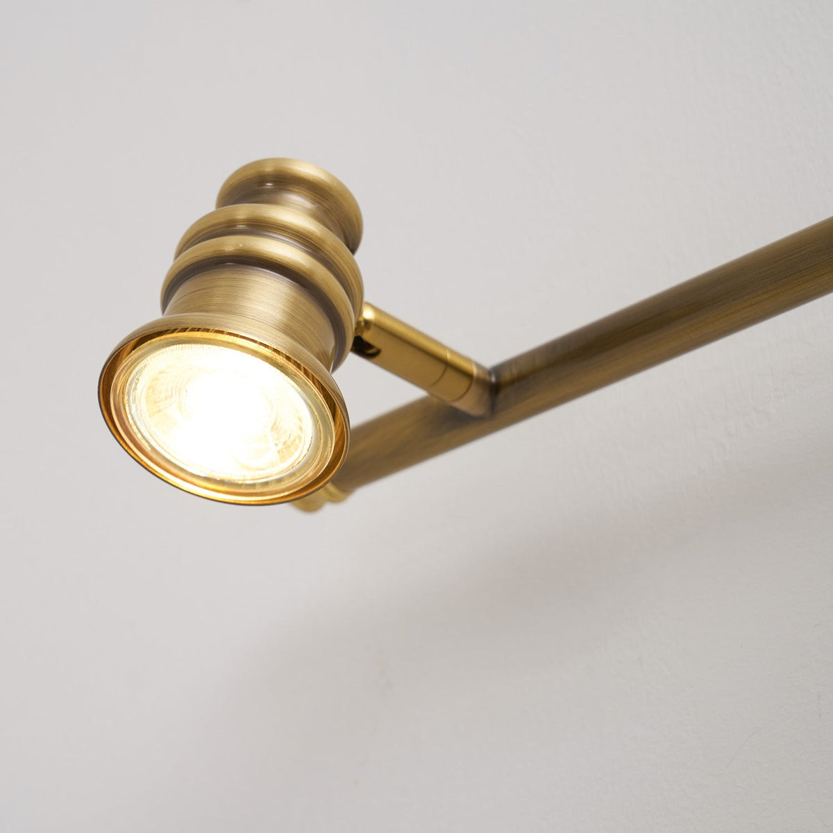 Beaumont | Brass Spotlight Vanity Light Bar, Adjustable Wall Light