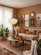 Rice Paper | Floor Lamp, Japanese Paper Lantern Standing Lamp, Japandi Floor Light for Living Room