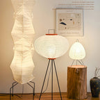Rice Paper | Floor Lamp, Japanese Paper Lantern Standing Lamp, Japandi Floor Light for Living Room