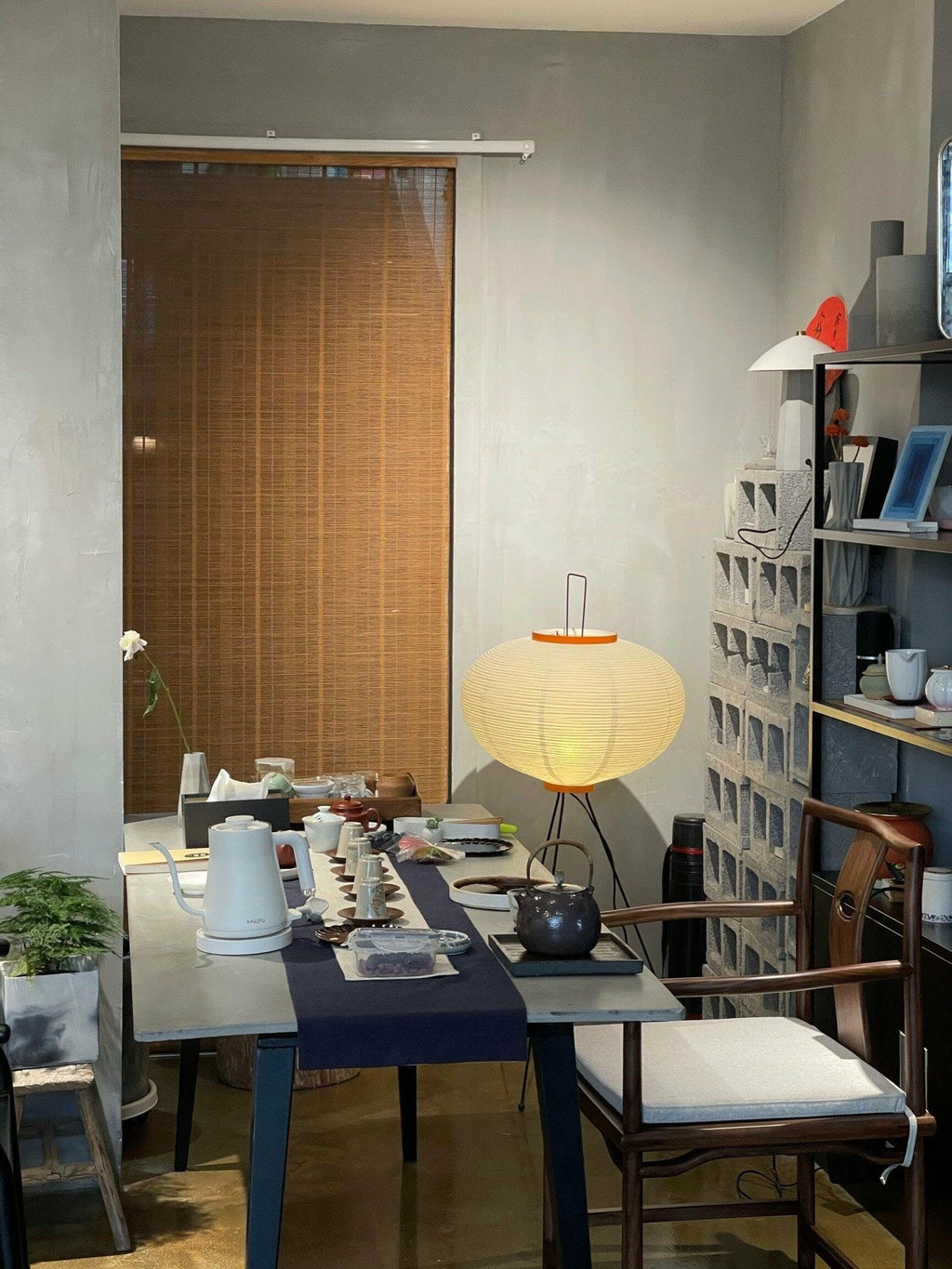 Rice Paper | Floor Lamp, Japanese Paper Lantern Standing Lamp, Japandi Floor Light for Living Room