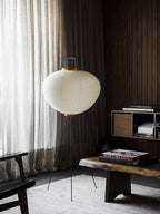 Rice Paper | Floor Lamp, Japanese Paper Lantern Standing Lamp, Japandi Floor Light for Living Room