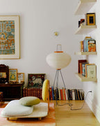 Rice Paper | Floor Lamp, Japanese Paper Lantern Standing Lamp, Japandi Floor Light for Living Room