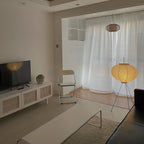 Rice Paper | Floor Lamp, Japanese Paper Lantern Standing Lamp, Japandi Floor Light for Living Room
