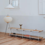 Rice Paper | Floor Lamp, Japanese Paper Lantern Standing Lamp, Japandi Floor Light for Living Room