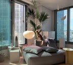 Rice Paper | Floor Lamp, Japanese Paper Lantern Standing Lamp, Japandi Floor Light for Living Room