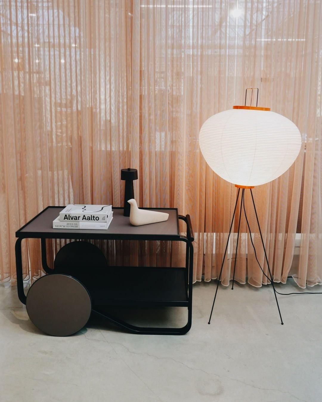 Rice Paper | Floor Lamp, Japanese Paper Lantern Standing Lamp, Japandi Floor Light for Living Room